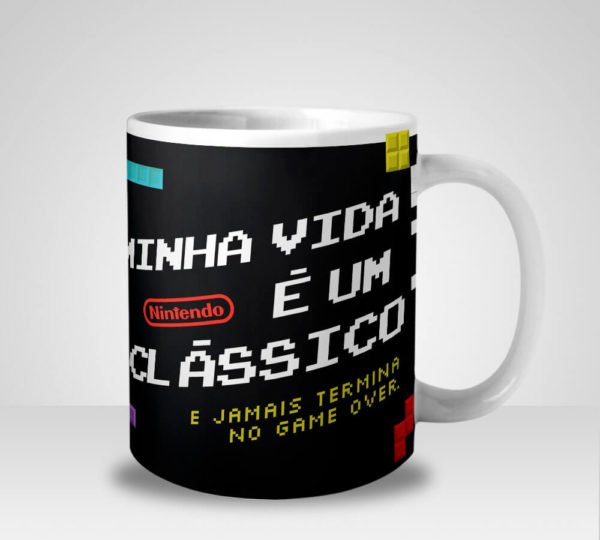 Caneca Minha Vida é um Clássico