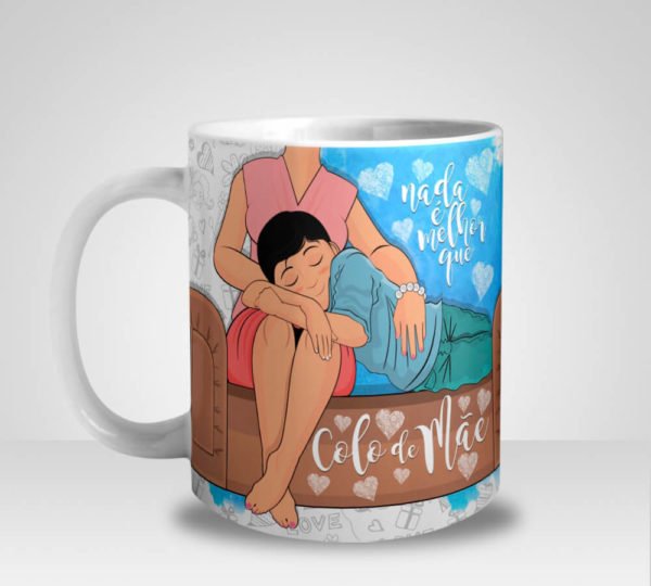 Caneca Nada é Melhor que Colo de Mãe - Menino (Mod.1)