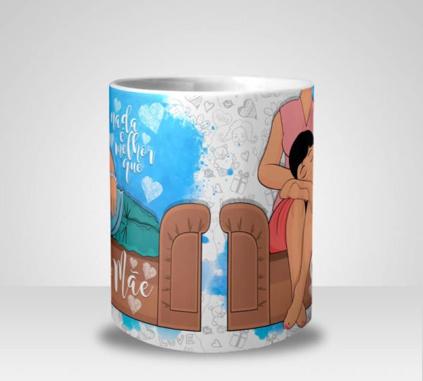 Caneca Nada é Melhor que Colo de Mãe - Menino (Mod.1)