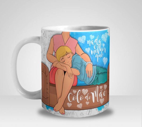 Caneca Nada é Melhor que Colo de Mãe - Menino (Mod.2)