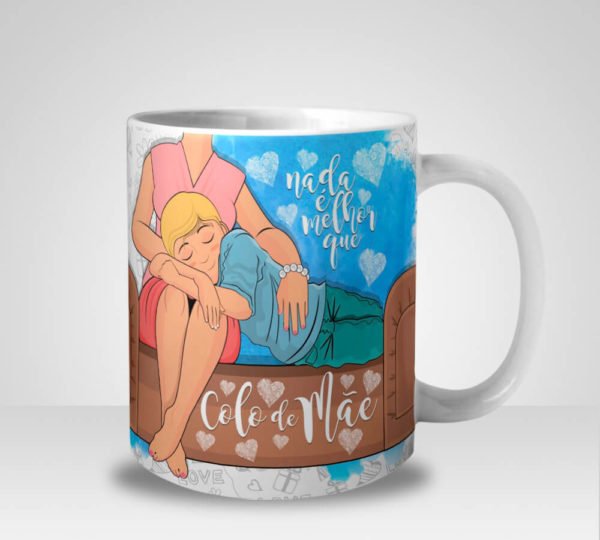 Caneca Nada é Melhor que Colo de Mãe - Menino (Mod.2)