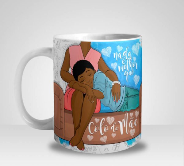 Caneca Nada é Melhor que Colo de Mãe - Menino (Mod.3)