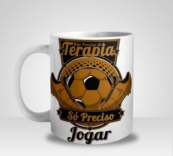 Caneca Não preciso de Terapia preciso Jogar