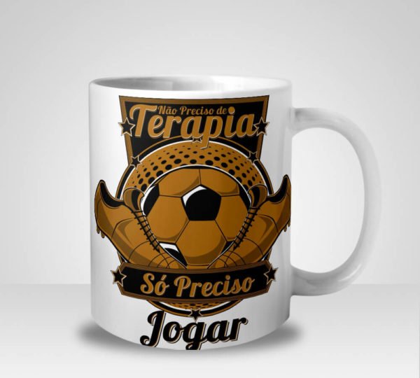 Caneca Não preciso de Terapia preciso Jogar