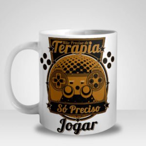 Caneca Não preciso de Terapia só Preciso Jogar Playstation