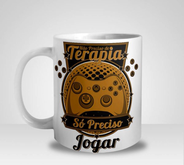 Caneca Não preciso de Terapia só Preciso Jogar Xbox