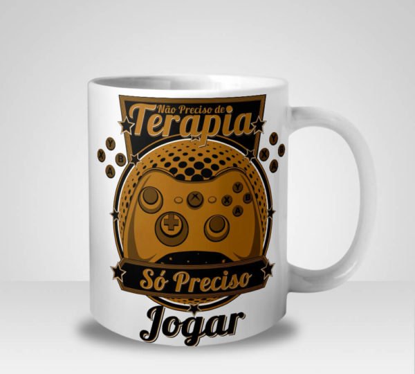 Caneca Não preciso de Terapia só Preciso Jogar Xbox