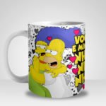 Caneca Os Simpsons Você é minha Nhonhonha