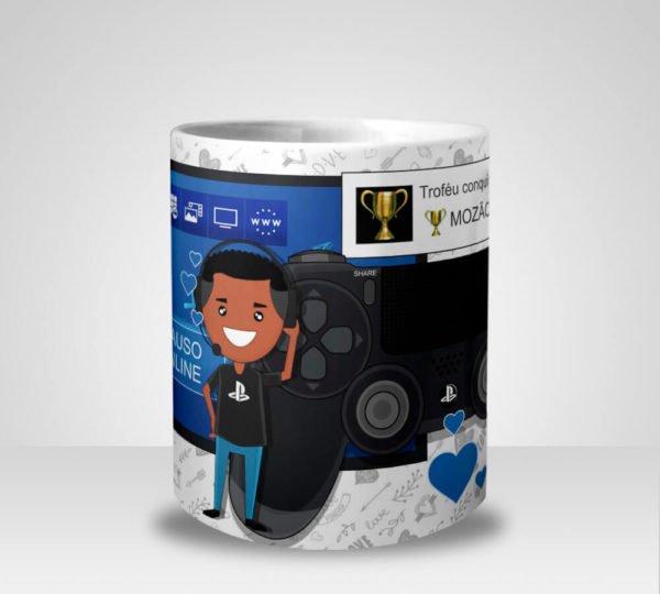 Caneca Por Você eu Pauso uma Partida Online no Playstation (Mod.1)