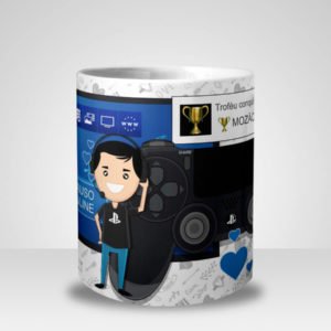 Caneca Por Você eu Pauso uma Partida Online no Playstation (Mod.2)