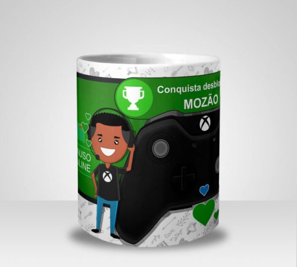 Caneca Por Você eu Pauso uma Partida Online no Xbox (Mod.1)