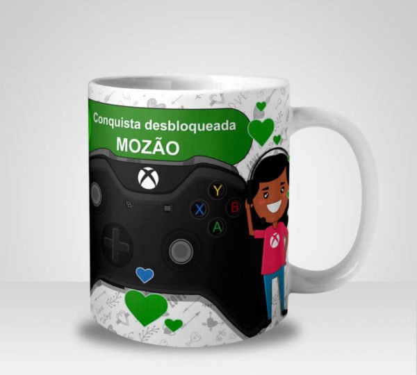 Caneca Por Você eu Pauso uma Partida Online no Xbox (Mod.1)