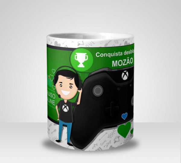 Caneca Por Você eu Pauso uma Partida Online no Xbox (Mod.2)