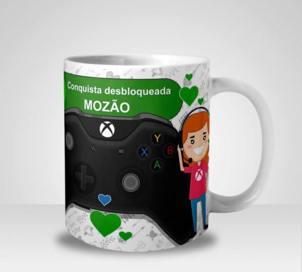 Caneca Por Você eu Pauso uma Partida Online no Xbox (Mod.2)