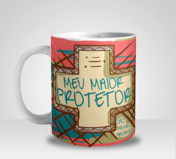 Caneca Meu Maior Protetor São Miguel Arcanjo