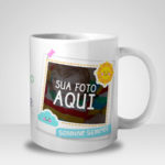 Caneca Ser Criança é Sonhar Sempre com Foto