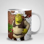 Caneca Shrek Meu Namorado ogro Te Amo