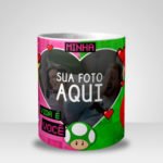 Caneca Super Mario Bros e Princesa Gamers com Foto