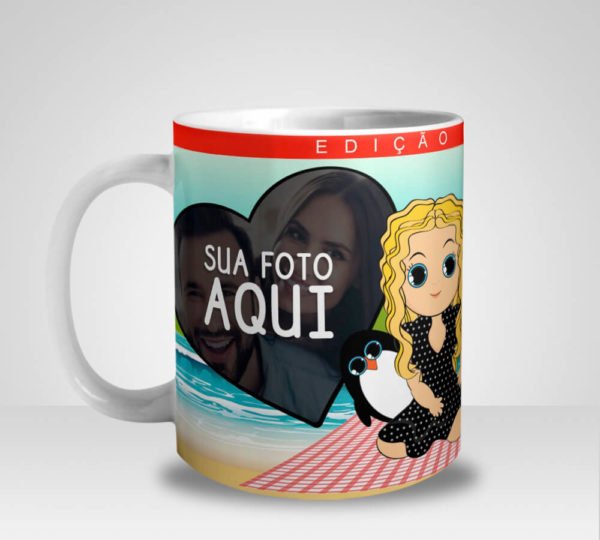 Caneca Te Amo como se fosse a Primeira Vez com Foto