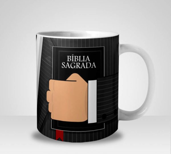 Caneca Evangélica Tudo posso naquele que me Fortalece (Mod.1)