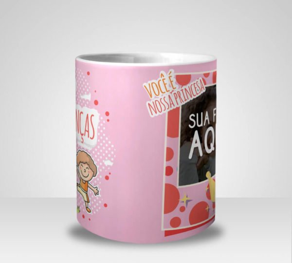 Caneca Você é Nossa Princesa com Foto