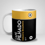 Caneca Personalizada Café Pilhado