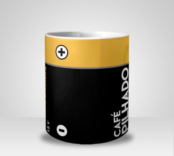 Caneca Personalizada Café Pilhado