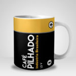 Caneca Personalizada Café Pilhado