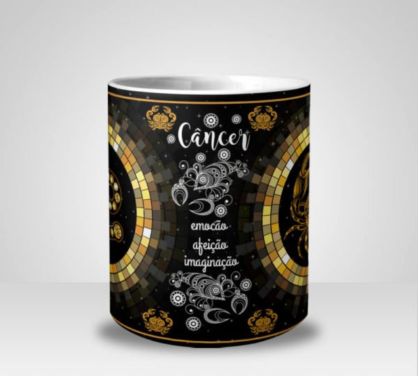 Caneca Signos do Zodíaco Câncer