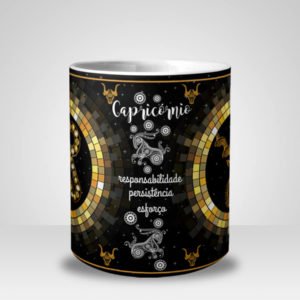 Caneca Signos do Zodíaco Capricórnio