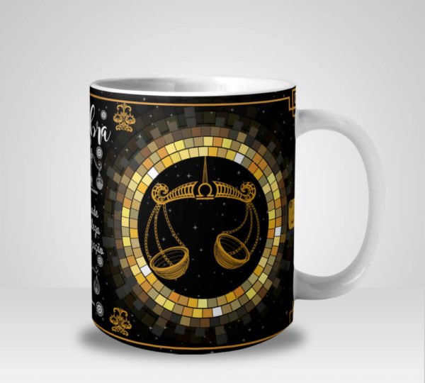 Caneca Signos do Zodíaco Libra