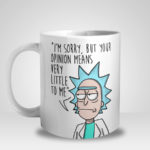 Caneca Rick and Morty i'm Sorry