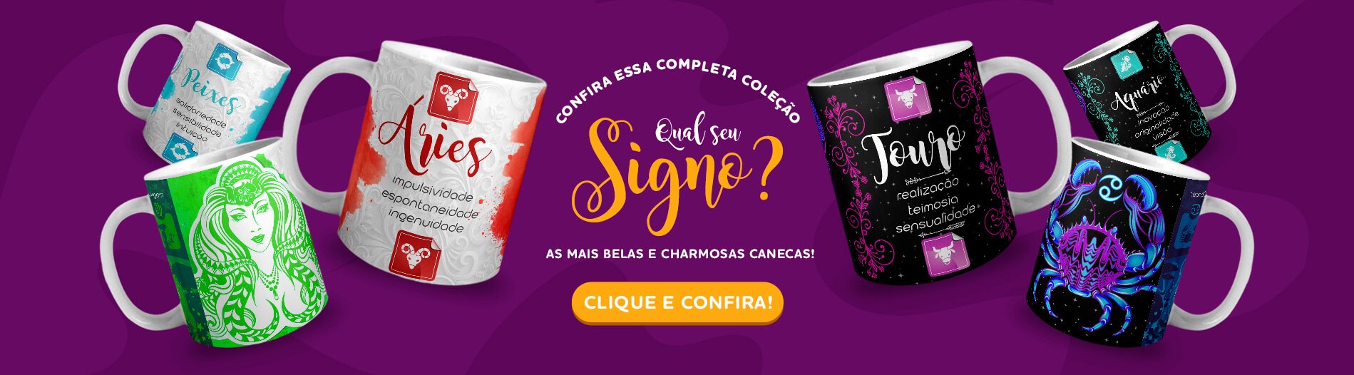 Canecas Qual seu Signo?