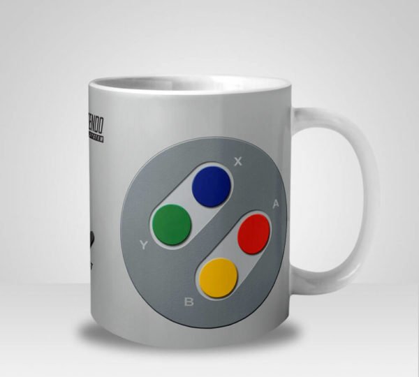 Caneca Personalizada Controle Super Nintendo