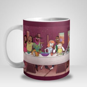 Caneca Rick and Morty Última Ceia