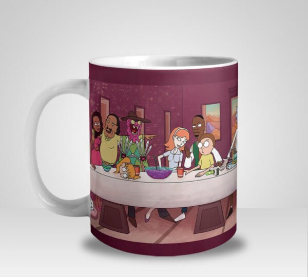 Caneca Rick and Morty Última Ceia