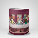 Caneca Rick and Morty Última Ceia